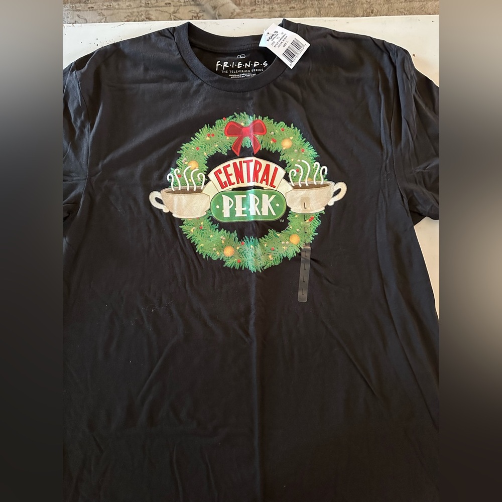 Friends Christmas Tee- Large NWT